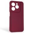 Чехол силиконовый Soft Touch для Infinix Smart 8 HD бордовый (Полная защита камеры) 0044223 фото