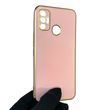 Чехол для Tecno Spark 7 Go KF6m с защитой камеры с золотой окантовкой на техно спарк 7 го пудровый gs1 0020238 фото
