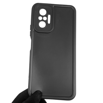 Чохол силіконовий Soft Touch для Xiaomi Redmi Note 10 Pro чорний (Повний захист камери) 0039953 фото