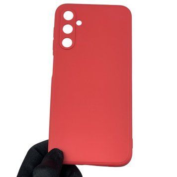 Чехол для Samsung Galaxy A24 (SM-A245F) с квадратными гранями с защитой камеры на самсунг а24 красный 0012575 фото