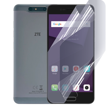 Плёнка гидрогелевая для ZTE Blade V8 МАТОВАЯ противоударная на зте блейд в8 прозрачная 0035485 фото
