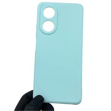 Чехол для OPPO A58 4G с квадратными гранями с защитой камеры на оппо а58 4г бирюзовий 0012425 фото