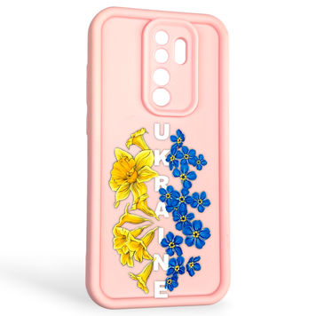 Чехол силиконовый Soft Touch с 3D принтом для Xiaomi Redmi Note 8 Pro розовый (Полная защита камеры) 0042405 фото