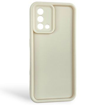 Чехол силиконовый Soft Touch для Oppo A74 4G молочный (Полная защита камеры) 0054287 фото