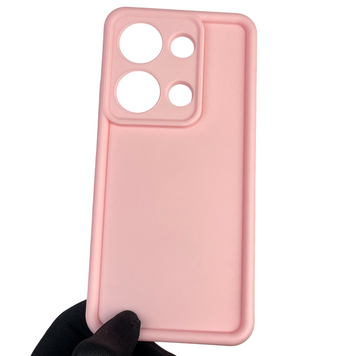 Чохол силіконовий Soft Touch для Xiaomi Poco M6 Pro 4G рожевий (Повний захист камери) 0040005 фото