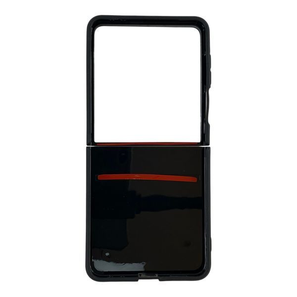 Чохол із шторкою камери для Samsung Galaxy Z Flip 7 чорний (кільце-підставка, броньований) 0059801 фото