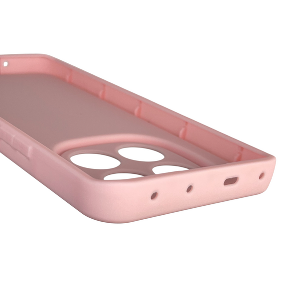 Чохол силіконовий оригінальний Soft Touch з 3D принтом милий ведмедик для Xiaomi Redmi Note 14 Pro 5G рожевий (Повний захист камери) 0043870 фото