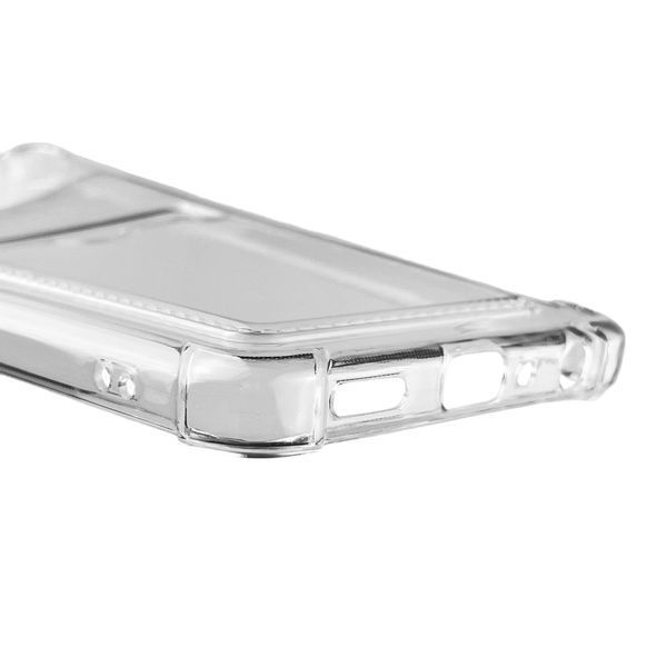 Чехол для OPPO A58 (4G) с бронь углами с карманом для карточек k-pop на оппо а58 прозрачный 0013423 фото