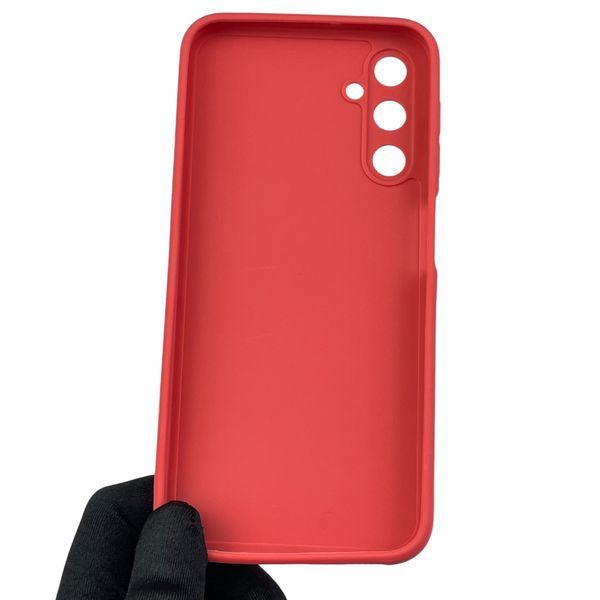 Чехол для Samsung Galaxy A24 (SM-A245F) с квадратными гранями с защитой камеры на самсунг а24 красный 0012575 фото