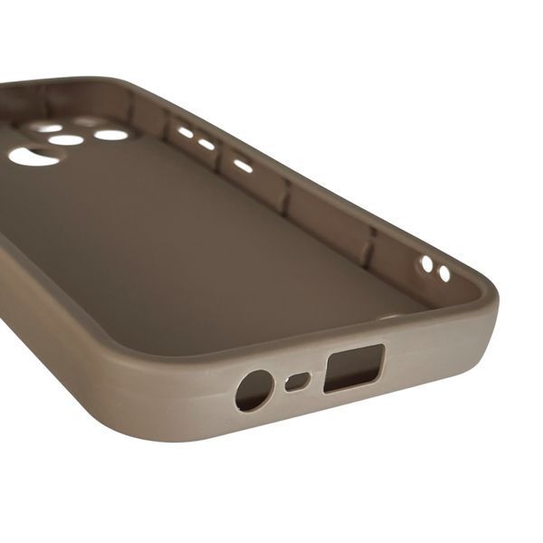 Чохол силіконовий Soft Touch з 3D принтом злого кота для Realme C21Y коричневий (Повний захист камери) 0046969 фото
