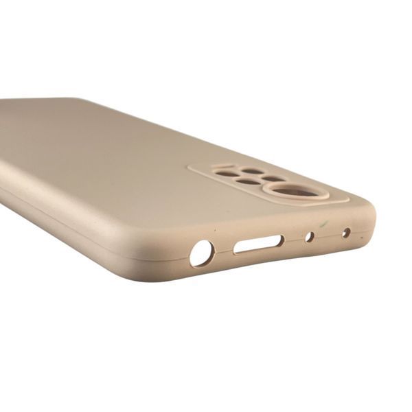 Чехол для Xiaomi Redmi Note 11 Pro 4G силиконовый с микрофиброй на сяоми редми нот 11 про 4г пудровый 0032677 фото