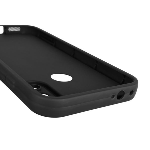 Чехол силиконовый оригинальный Soft Touch с 3D принтом смешного теда мишки для Xiaomi Redmi Note 7 черный (Полная защита камеры) 0049083 фото