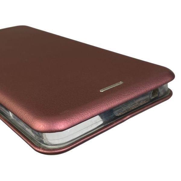 Чохол-книжка для Motorola Moto G24 Power PB1E0003RS з підставкою на моторола г24 павер бордова 0002327 фото