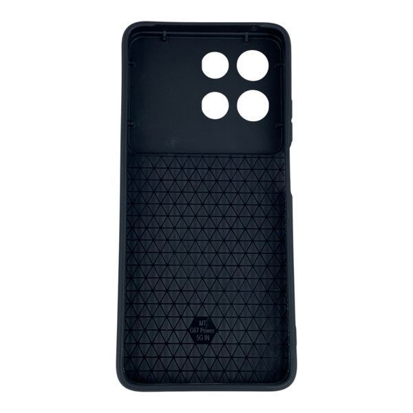 Чехол противоударный для Motorola G67 Power с магнитной пластиной со шторкой на камере черный 0051678 фото