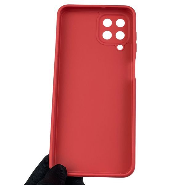 Чехол для Samsung Galaxy M33 (SM-M336) с квадратными гранями с защитой камеры на самсунг м33 красный 0012625 фото