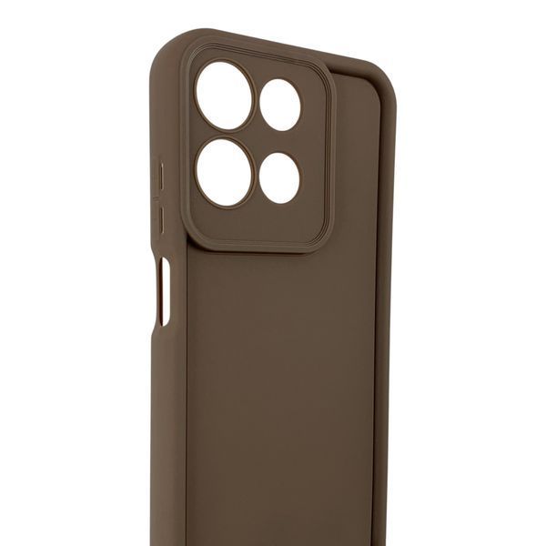 Чехол силиконовый Soft Touch для Motorola G15 Power коричневый (Полная защита камеры) 0054398 фото