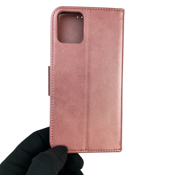 Чехол-книжка для телефона Motorola Moto G32 (PAUU0013RS) кожанная с магнитной застежкой на моторола г32 розовая 0025236 фото