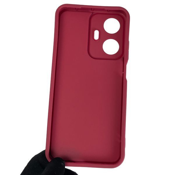 Чохол силіконовий Soft Touch для Realme C55 бордовий (Повний захист камери) 0044013 фото