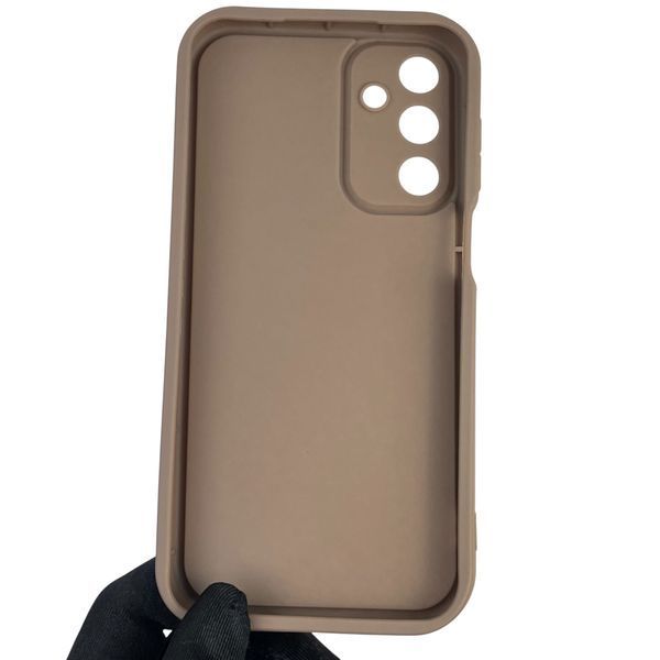 Чехол силиконовый оригинальный Soft Touch с 3D принтом мема сибу для Samsung Galaxy M15 5G коричневый (Полная защита камеры) 0047647 фото