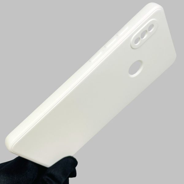 Чехол для Xiaomi Redmi Note 5 Pro с квадратными гранями с защитой камеры на сяоми редми нот 5 про белый 0001510 фото