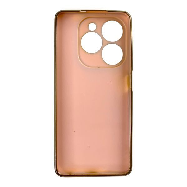 Чохол для TECNO Spark Go 2024 (BG6) з принтом золоті метелики глянцевий із захистом камери із золотою окантовкою 0059490 фото