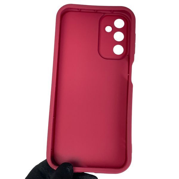Чохол силіконовий Soft Touch з 3D принтом чарівна мінні маус для Samsung Galaxy A14 4G (SM-A145F) бордовий (Повний захист камери) 0050277 фото