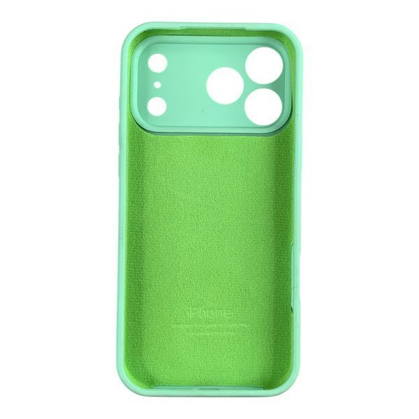 Чехол Silicone Case для Apple iPhone 17 Pro Max зеленый Avocado Green (софт-тач, закрытая камера) 0061905 фото