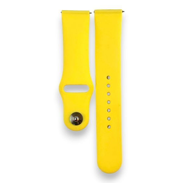 Ремешок силиконовый 20 мм для Amazfit GTS 3 желтый 0054824 фото
