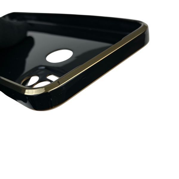 Чохол для Tecno Spark 7 Go (KF6m) із захистом камери із золотою окантовкою на техно спарк 7 го чорний gs1 0020239 фото