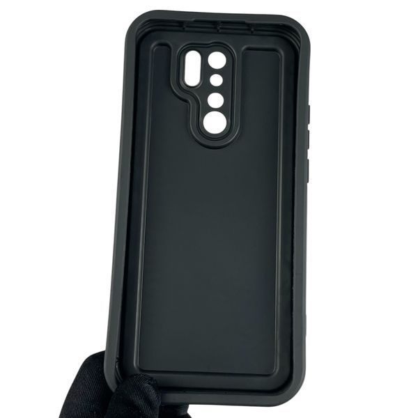 Чехол для Xiaomi Redmi 9 с 3д рисунком детский женский объёмный на сяоми редми 9 черный 0013367 фото