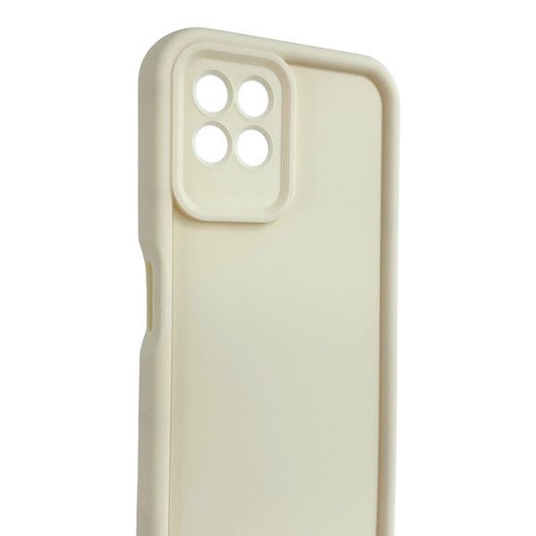 Чехол силиконовый Soft Touch для Realme 8i молочный (Полная защита камеры) 0054348 фото