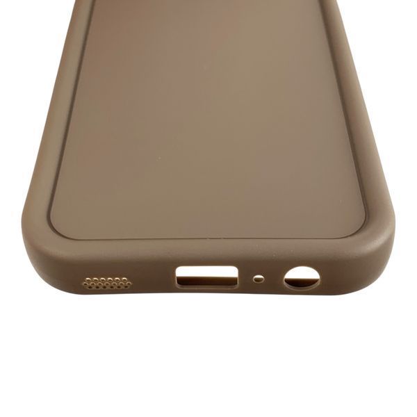 Чехол силиконовый Soft Touch для Samsung Galaxy A04e (A042F) коричневый (Полная защита камеры) 0053966 фото