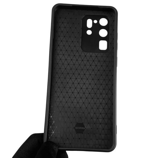 Чохол для Samsung Galaxy S20 Ultra броньований з кільцем-тримачем підставкою зі шторкою на самсунг с20 ультра чорний rg1 0013473 фото