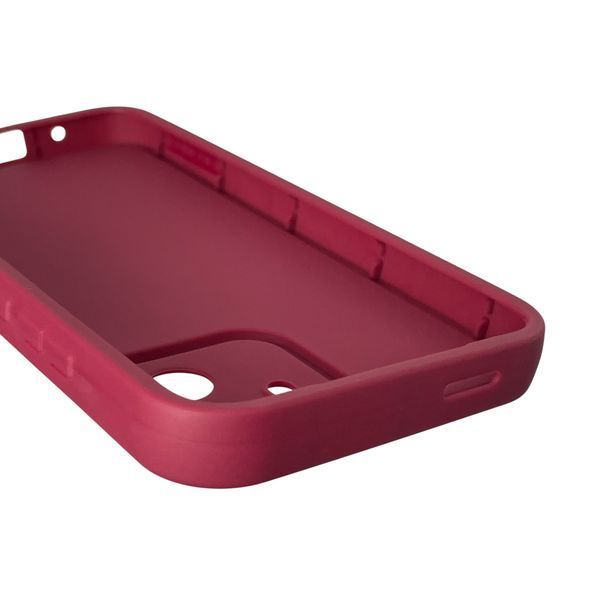Чехол силиконовый Soft Touch с 3D принтом милый мишка для Xiaomi Redmi A1 бордовый (Полная защита камеры) 0044856 фото
