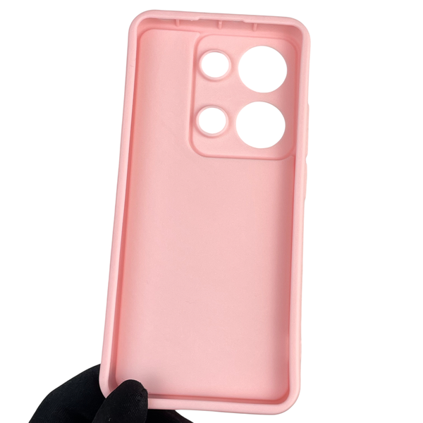 Чохол силіконовий Soft Touch для Xiaomi Poco M6 Pro 4G рожевий (Повний захист камери) 0040005 фото