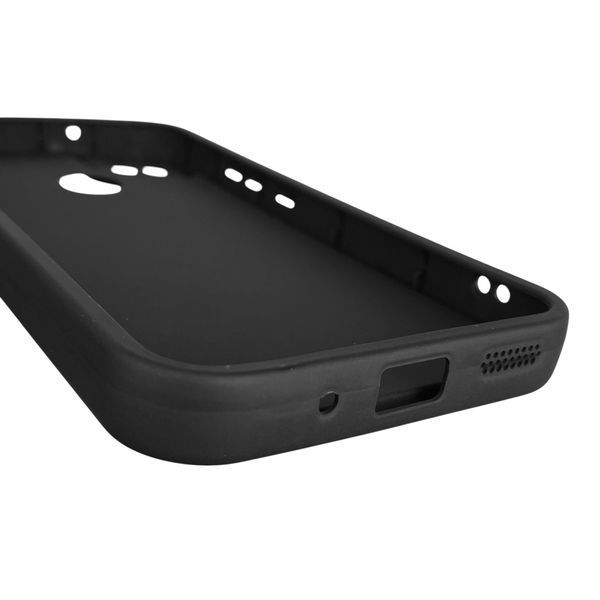 Чехол силиконовый оригинальный Soft Touch с 3D принтом смешного теда мишки для Xiaomi Redmi 9C черный (Полная защита камеры) 0048933 фото