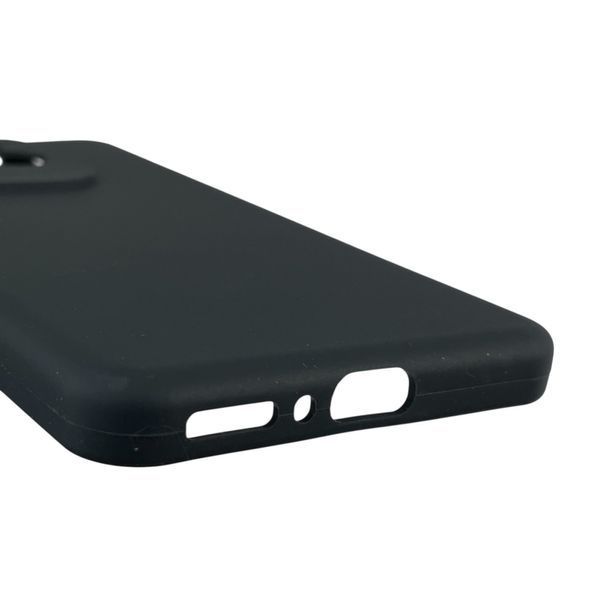 Чохол для Xiaomi Redmi Note 14 5G силіконовий з мікрофіброю нековзний на сяомі редмі нот 14 5г чорний 0032757 фото