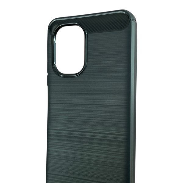 Чохол для Realme C30 чорний карбон (під карбон, тонкий) 0062406 фото