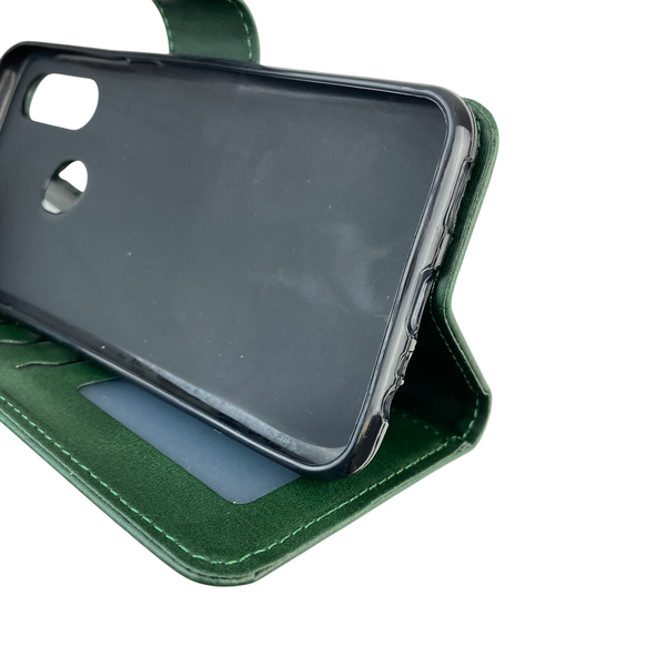 Чехол-книжка для телефона Oppo A31 кожанная с магнитной застежкой на оппо а31 зеленая 0025259 фото