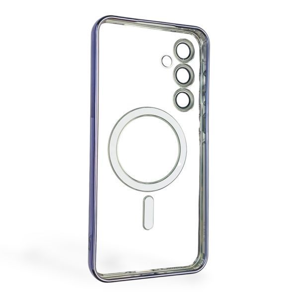 Чехол для Samsung Galaxy A35 5G (SM-A356B) с линзами на камере с MagSafe на самсунг а35 5г сиреневый 0034464 фото