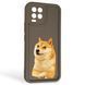 Чохол силіконовий Soft Touch з 3D принтом мему сібу для Realme 8 Pro коричневий (Повний захист камери) 0048220 фото 1