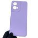 Чохол для Motorola Moto G24 (PB1E0003RS) силіконовий з мікрофіброю нековзний на моторола г24 бузковий 0031771 фото 1
