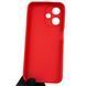 Чехол для Infinix Hot 30 Play с квадратными гранями с защитой камеры на инфиникс хот 30 плей красный 0012360 фото 2