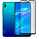 Защитное стекло МАТОВОЕ для телефона Huawei Y7 2019 противоударное полноэкранное на хуавей у7 2019 черное 0038995 фото 1