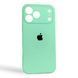 Чехол Silicone Case для Apple iPhone 17 Pro Max зеленый Avocado Green (софт-тач, закрытая камера) 0061905 фото 1