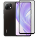 Защитное стекло МАТОВОЕ для телефона Xiaomi Mi 11 Lite противоударное полноэкранное на сяоми ми 11 лайт черное 0039072 фото 1