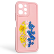 Чохол силіконовий Soft Touch з 3D принтом для Xiaomi Redmi 12 рожевий (Повний захист камери) 0042163 фото