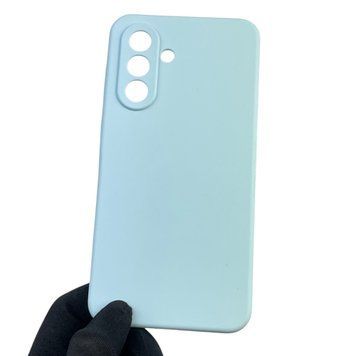 Чохол для Samsung Galaxy A36 5G (SM-A366U) силіконовий з мікрофіброю нековзний на самсунг а36 5г блакитний 0031959 фото