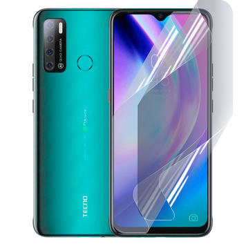 Плівка гідрогелева для Tecno LC7 Pouvoir 4 глянцева протиударна на техно лс7 поувоир 4 прозора 0035086 фото