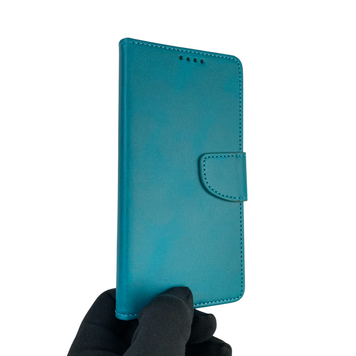 Чехол-книжка для телефона Xiaomi POCO C40 кожанная с магнитной застежкой на сяоми поко с40 бирюзовая 0025568 фото